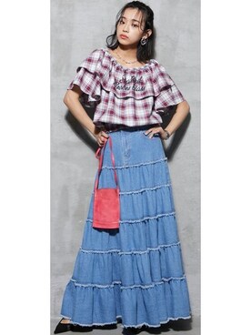 nissen Smile Modelsさん（レディース・167cm）の春コーディネート