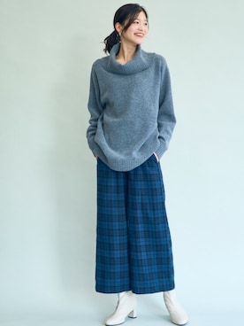 nissen Smile Modelsさん（レディース・168cm）の秋コーディネート