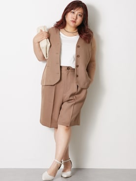 nissen Smile Modelsさん（レディース・155cm）の冬コーディネート