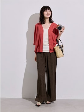 nissen Smile Modelsさん（レディース・165cm）の春コーディネート