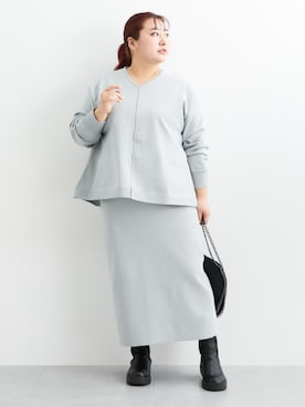 nissen Smile Modelsさん（レディース・155cm）の冬コーディネート