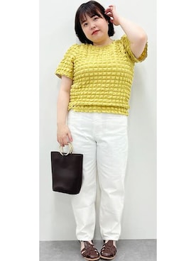 nissen Smile Modelsさん（レディース・158cm）の夏コーディネート