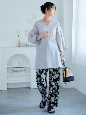 nissen Smile Modelsさん（レディース・165cm）の夏コーディネート