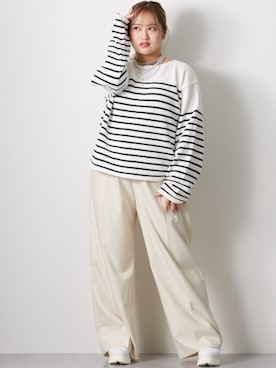 nissen Smile Modelsさん（レディース・160cm）の冬コーディネート