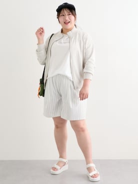 nissen Smile Modelsさん（レディース・160cm）の夏コーディネート