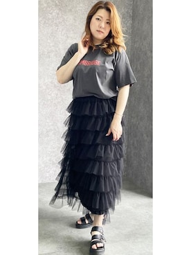 nissen Smile Modelsさん(レディース・172cm)の夏コーディネート