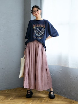 nissen Smile Modelsさん（レディース・167cm）の春コーディネート