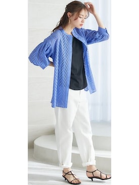 nissen Smile Modelsさん（レディース・166cm）の春コーディネート