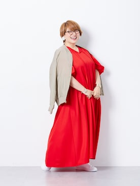 nissen Smile Modelsさん（レディース・157cm）の夏コーディネート