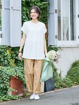 nissen Smile Modelsさん（レディース・166cm）の春コーディネート