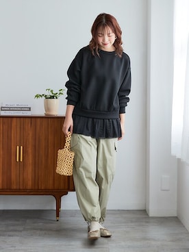 nissen Smile Modelsさん（レディース・160cm）の冬コーディネート