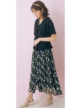 nissen Smile Modelsさん（レディース・162cm）の春コーディネート