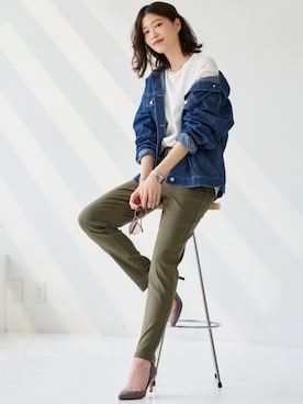 nissen Smile Modelsさん（レディース・168cm）の夏コーディネート