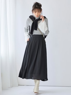 nissen Smile Modelsさん（レディース・170cm）の夏コーディネート