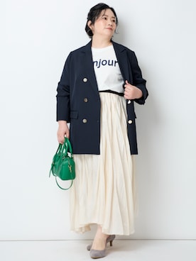 nissen Smile Modelsさん（レディース・158cm）の冬コーディネート