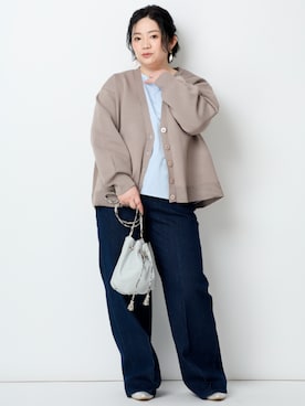 nissen Smile Modelsさん（レディース・156cm）の冬コーディネート