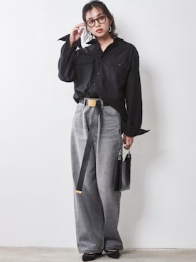 「SMILE LAND（スマイルランド）のアイテム」を使った、nissen Smile Modelsさん（レディース・163cm）の夏コーディネート