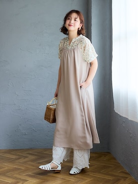 nissen Smile Modelsさん（レディース・160cm）の春コーディネート