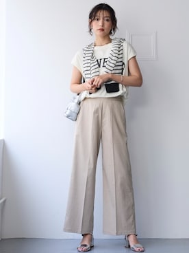 nissen Smile Modelsさん（レディース・170cm）の春コーディネート