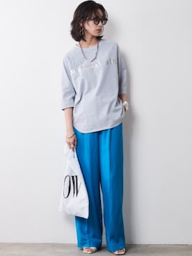 「Linen Mix」｜nissen Smile Modelsさん（レディース・163cm）の春コーディネート