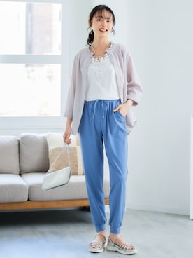 nissen Smile Modelsさん（レディース・165cm）の夏コーディネート