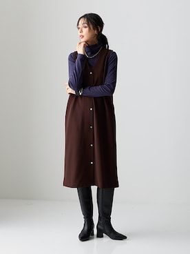 nissen Smile Modelsさん（レディース・165cm）の秋コーディネート