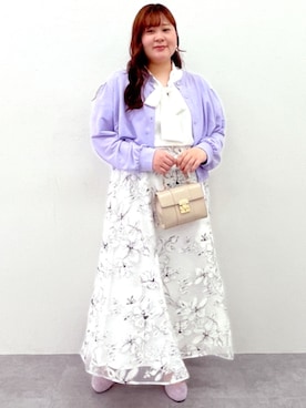 nissen Smile Modelsさん(レディース・165cm)の春コーディネート