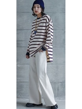 nissen Smile Modelsさん（レディース・167cm）の夏コーディネート