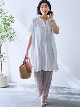 nissen Smile Modelsさん（レディース・168cm）の夏コーディネート