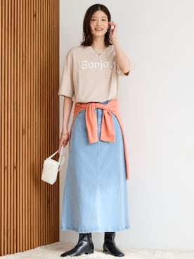 nissen Smile Modelsさん（レディース・168cm）の夏コーディネート