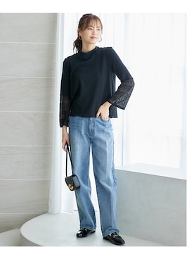 nissen Smile Modelsさん（レディース・166cm）の秋コーディネート