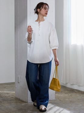 nissen Smile Modelsさん（レディース・163cm）の春コーディネート