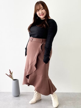 nissen Smile Modelsさん（レディース・158cm）の秋コーディネート