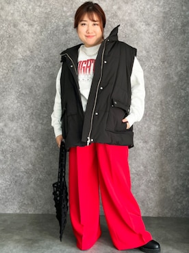 nissen Smile Modelsさん（レディース・155cm）の秋コーディネート