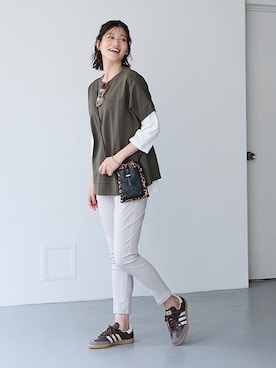 nissen Smile Modelsさん（レディース・168cm）の夏コーディネート