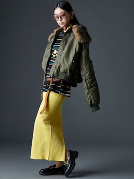 nissen Smile Modelsさん(レディース・163cm)の秋コーディネート