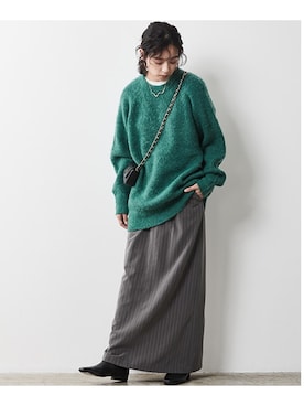 「CHIC STYLE」｜「アイテム（チュニック）」を使った、nissen Smile Modelsさん（レディース・163cm）の秋コーディネート
