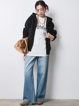 nissen Smile Modelsさん（レディース・163cm）の秋コーディネート