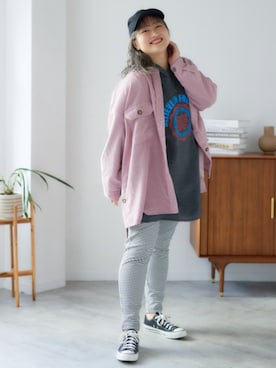 「pattok」｜「アイテム（ジャケット/アウター）」を使った、nissen Smile Modelsさん（レディース・160cm）の秋コーディネート