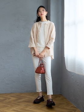 nissen Smile Modelsさん（レディース・167cm）の春コーディネート