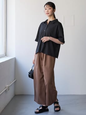 nissen Smile Modelsさん（レディース・166cm）の春コーディネート