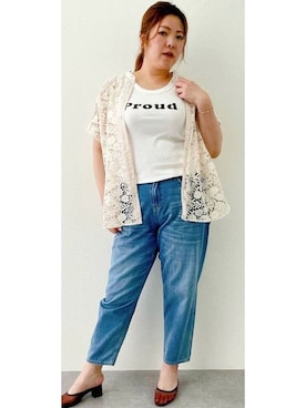 nissen Smile Modelsさん（レディース・172cm）の夏コーディネート