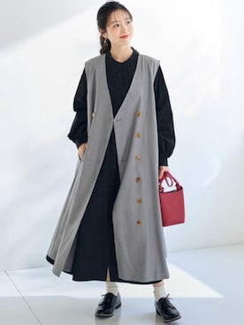 nissen Smile Modelsさん(レディース・164cm)の冬コーディネート