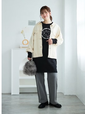nissen Smile Modelsさん（レディース・160cm）の秋コーディネート