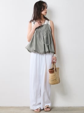 「Layered」｜nissen Smile Modelsさん（レディース・163cm）の春コーディネート
