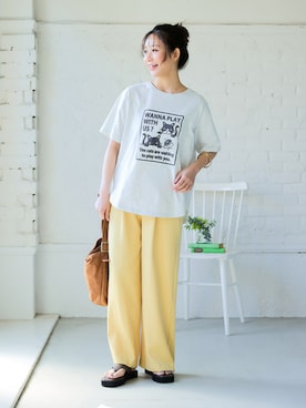 nissen Smile Modelsさん(レディース・164cm)の春コーディネート
