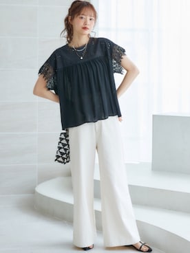 nissen Smile Modelsさん（レディース・167cm）の春コーディネート