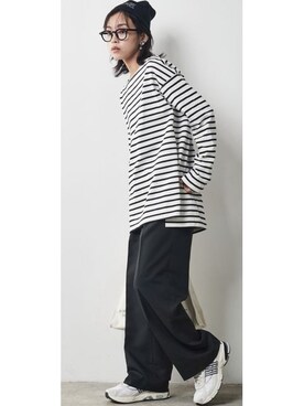 nissen Smile Modelsさん（レディース・167cm）の夏コーディネート