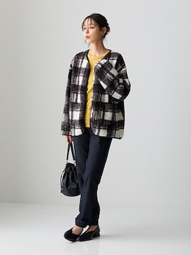 nissen Smile Modelsさん（レディース・165cm）の秋コーディネート