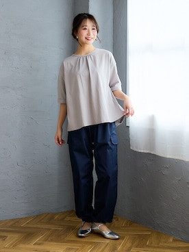 nissen Smile Modelsさん（レディース・160cm）の春コーディネート